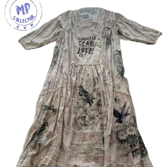 Magnolia Pearl Helenia Flora Dress# 874 Cupid Rose - Picture 4 of 4